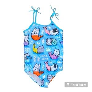 Sunshine Swing Cat Mermaid Swimsuit 12